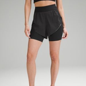 Lululemon senseknit composite shorts